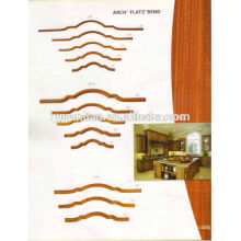 cambered shape wood decorative ceiling/crown moulding for interior decorative